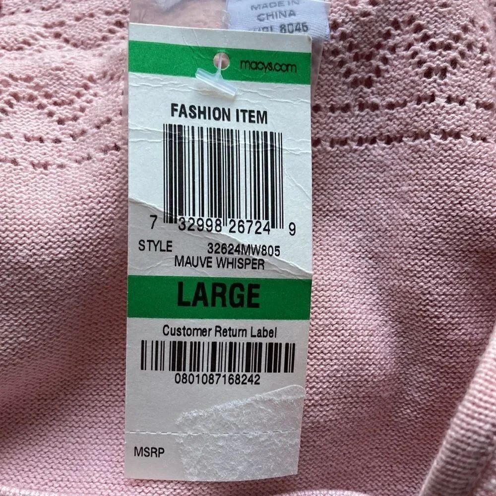 New Style & Co Long Line Tunic Size L - Picture 6 of 7